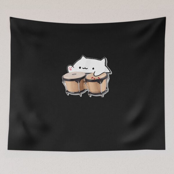 Item preview, Funny Bongo cat designed and sold by grashaloewe.