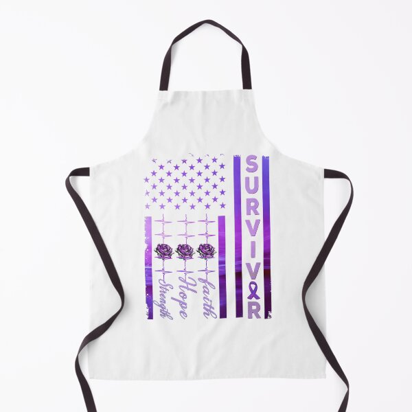 Item preview, Domestic Violence Strong Survivor Purple American Flag designed and sold by KudoAkai.