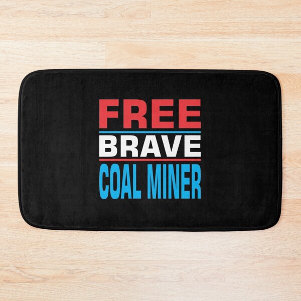 Item preview, Free Brave Coal Miner  designed and sold by aryagiri.