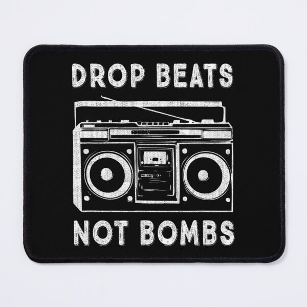 Item preview, Drop Beats Not Bombs Anti-War Boombox Music Peace designed and sold by KudoAkai.