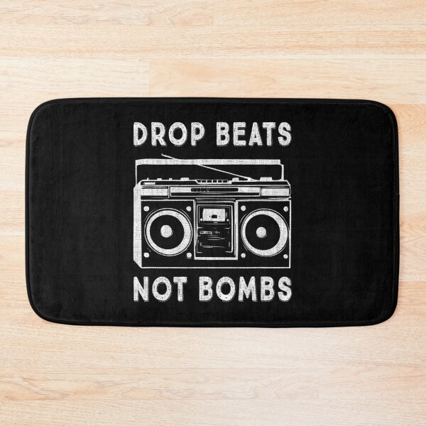 Item preview, Drop Beats Not Bombs Anti-War Boombox Music Peace designed and sold by KudoAkai.
