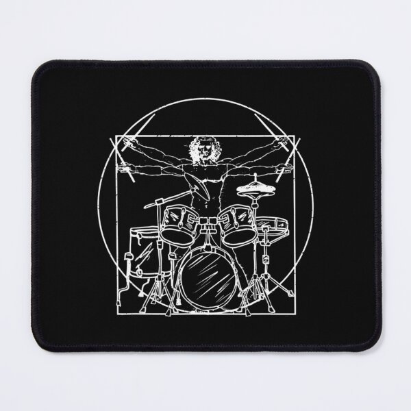 Item preview, Drummer Da Vinci Drums Drawing Present For Music Fans designed and sold by KudoAkai.