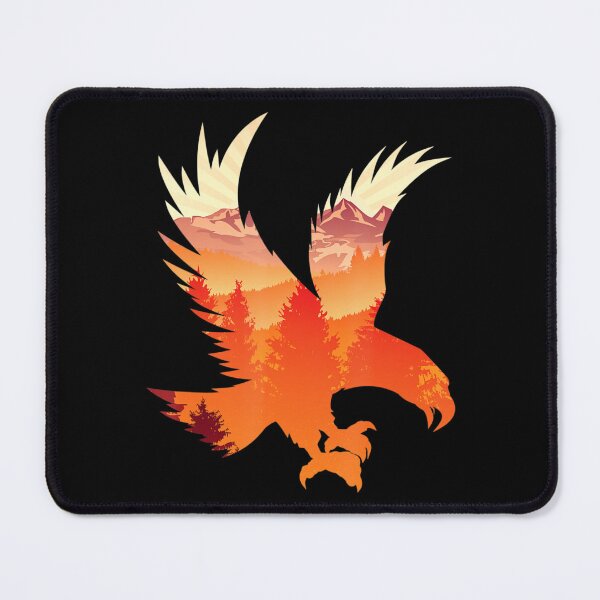 Item preview, Eagle National Bird Patterned Landscape Wildlife designed and sold by KudoAkai.