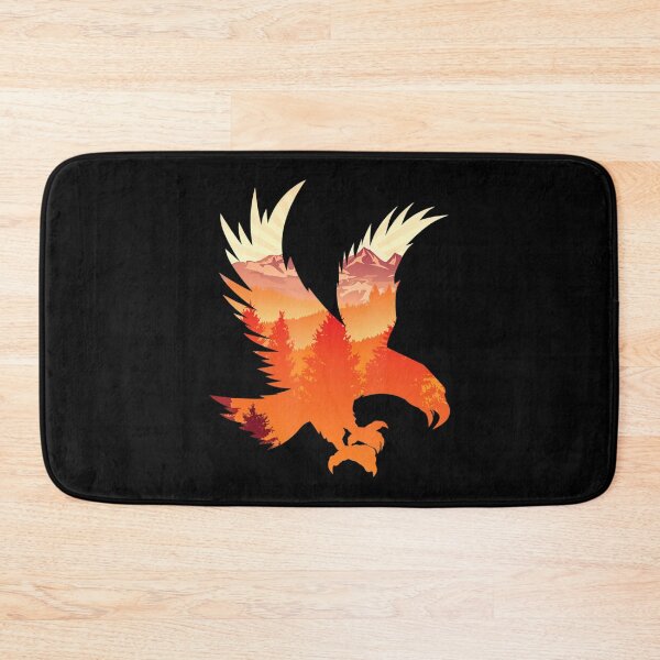 Item preview, Eagle National Bird Patterned Landscape Wildlife designed and sold by KudoAkai.