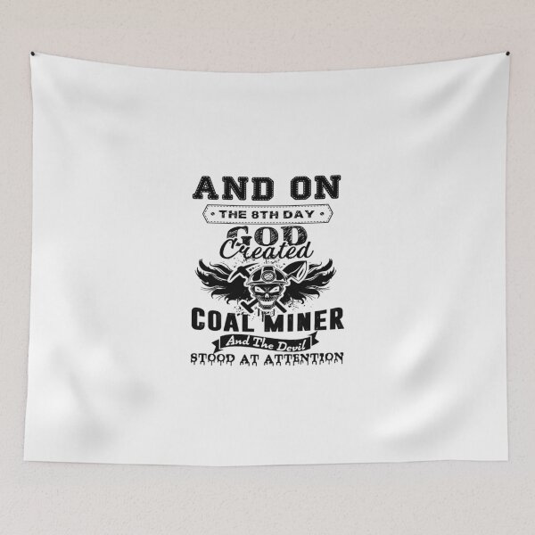 Item preview, God Created Coal Miner designed and sold by aryagiri.
