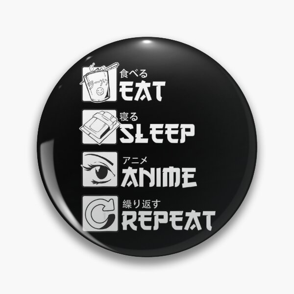 Item preview, Eat Sleep Anime Repea, Anime Manga Shirts designed and sold by KudoAkai.