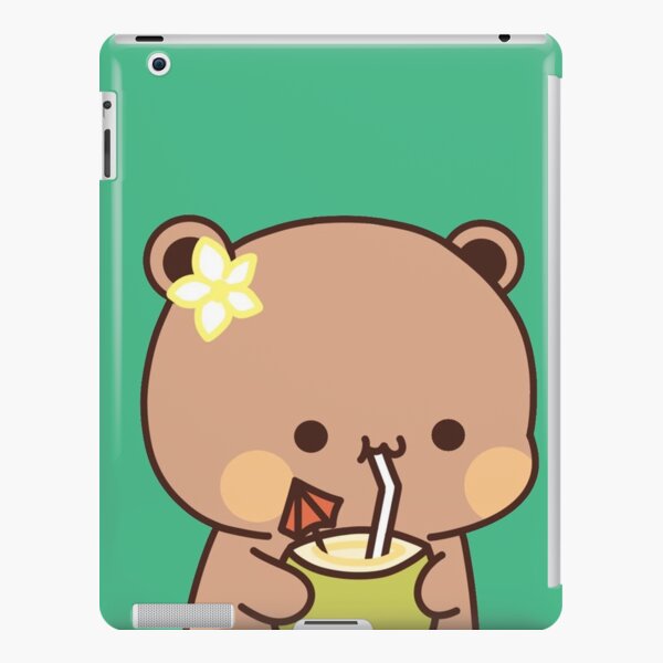 Cute Dudu Is Drinking Coconut iPad Case & Skin for Sale by gingersweet