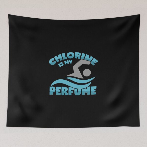 Item preview, Chlorine Is My Perfume Saying For Swimmers Classic T-Shirt designed and sold by verarheaf9.