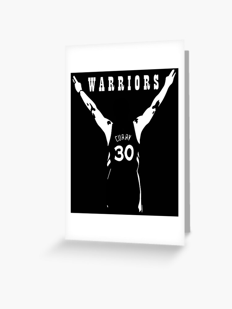 Stephen Curry - Black/White | Greeting Card