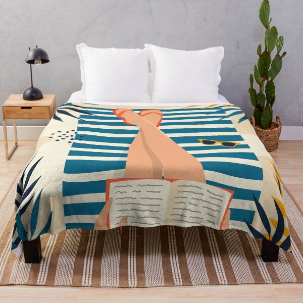 Item preview, Reading at the beach designed and sold by OtterFactory.
