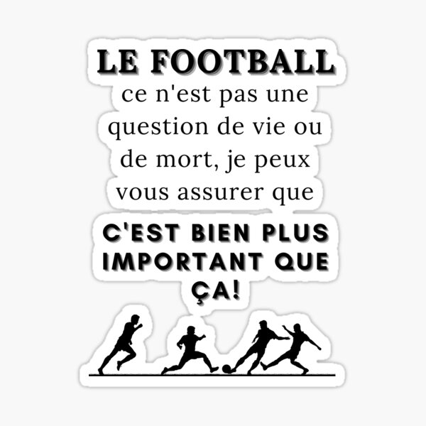 "Football is a simple game soccer quote" Sticker for Sale by yannc66