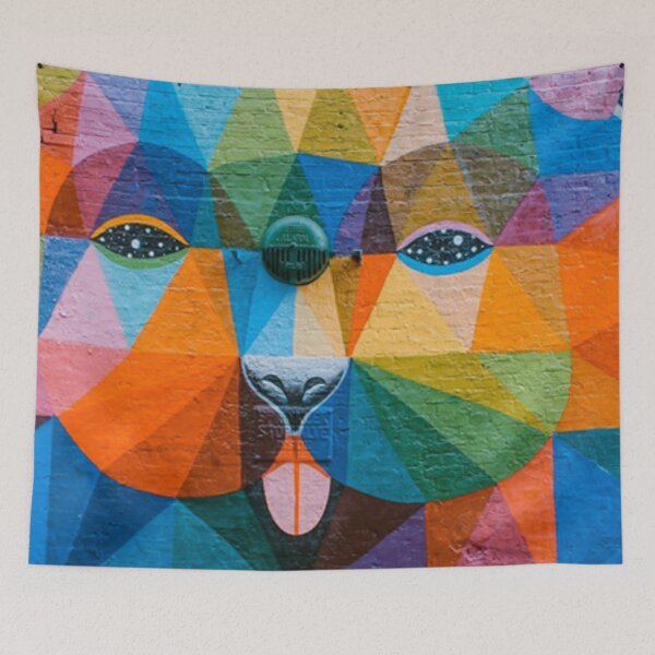 Aperçu de l'œuvre Painted feline créée et vendue par SUPERSHOPBAMBA.