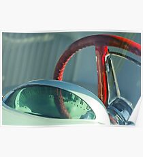 1955 Ford Thunderbird Lenkrad -221c Poster