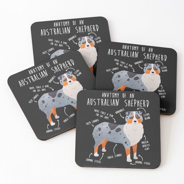 Item preview, Aussie Australian Shepherd Anatomy designed and sold by Clara Hollins.