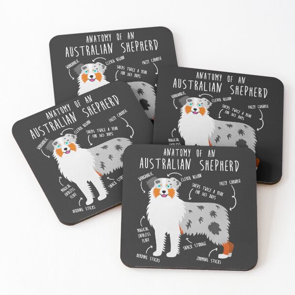 Item preview, Aussie Australian Shepherd Anatomy designed and sold by Clara Hollins.