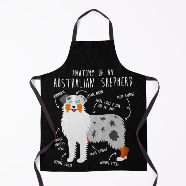 Item preview, Aussie Australian Shepherd Anatomy designed and sold by Clara Hollins.