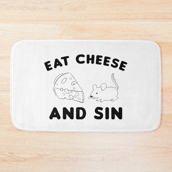 Item preview, Eat Cheese And Sin, Funny Saying Gift For Rat Lover designed and sold by Graphicista.