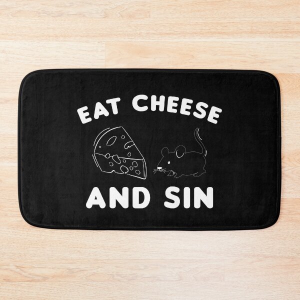 Item preview, Eat Cheese And Sin, Funny Saying Gift For Rat Lover designed and sold by Graphicista.