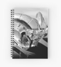 1952 Dodge Ram Hood Ornament -0654bw Spiral Notebook