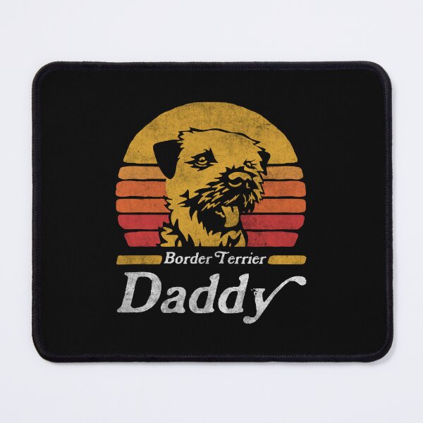 Item preview, Retro Vintage Border Terrier Daddy designed and sold by More Cute Dogs.