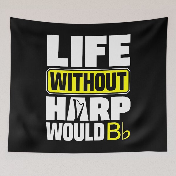 Item preview, Harp Player Harpist Life Without Harp Funny designed and sold by ShopTheStyle.