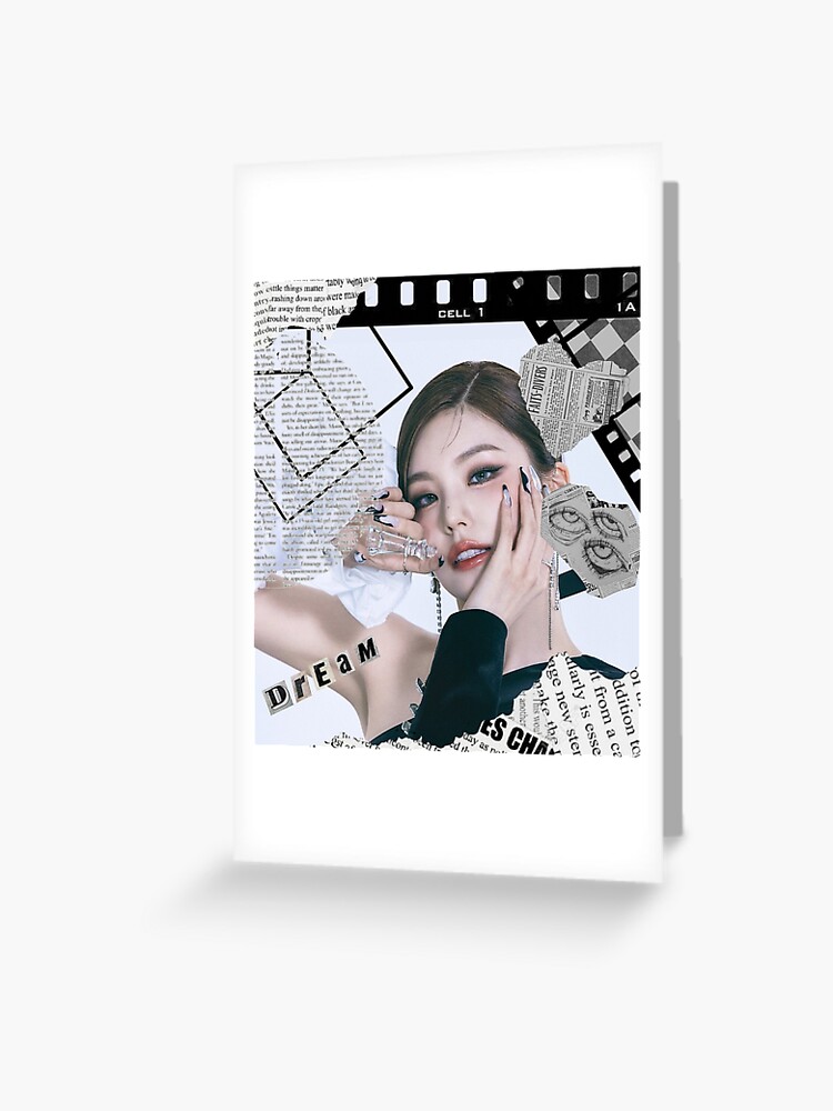 ITZY CHECKMATE AESTHETIC YEJI | Greeting Card