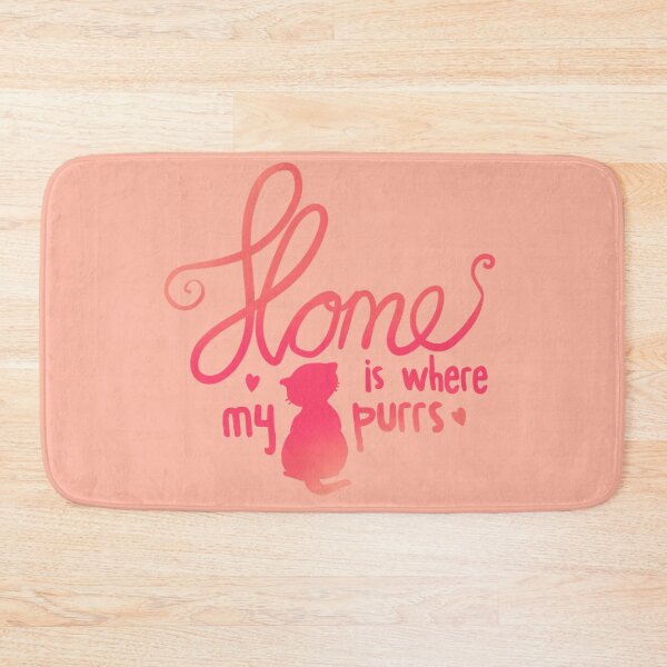 Item preview, Home is where my cat purrs designed and sold by moonlitdoodl.