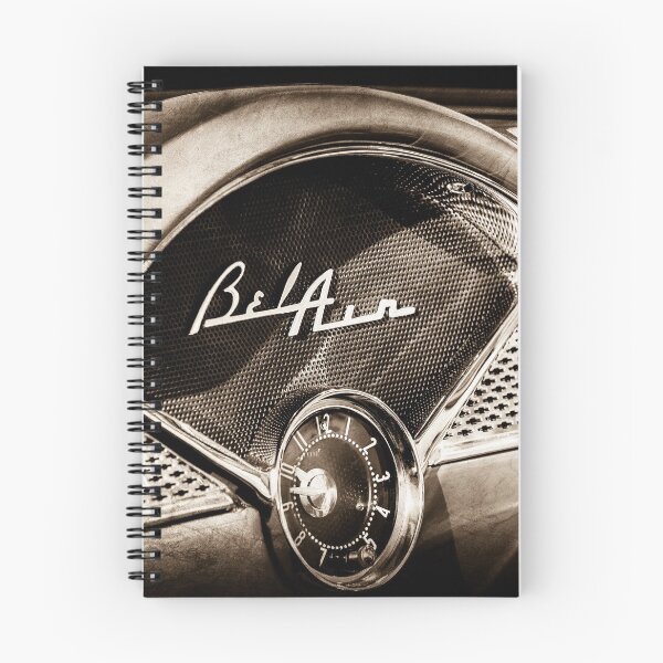 Item preview, 1955 Chevrolet Bel Air Dashboard Emblem Clock -0985s designed and sold by Jill Reger.