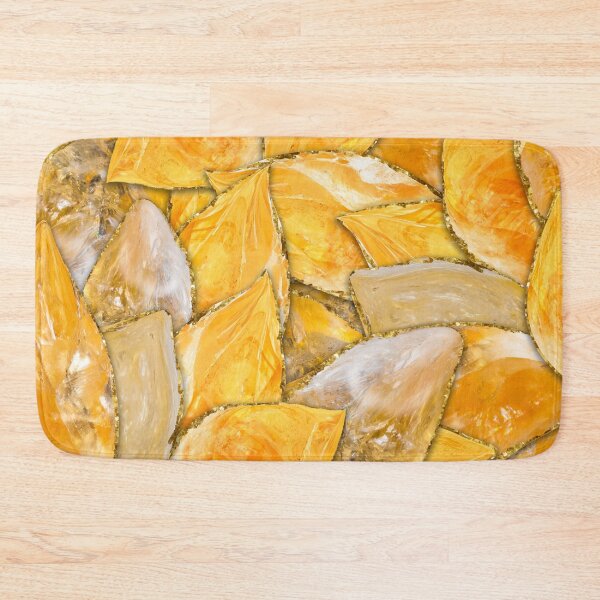 Item preview, Citrine flower petals designed and sold by k9printart.