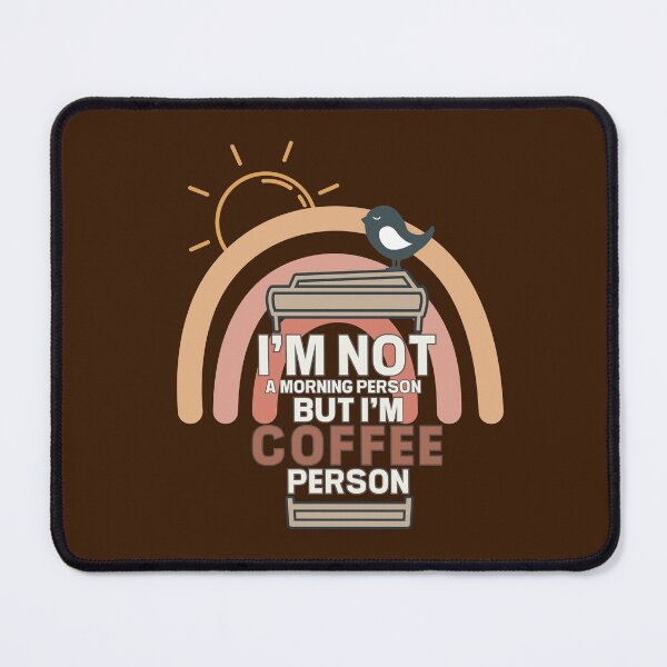 Item preview, I am Coffee Person coffee with rainbow inside designed and sold by onzpacesdesign.