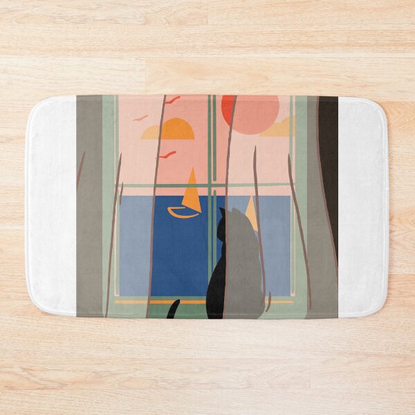 Item preview, Cat by the window  designed and sold by SkyisBright.