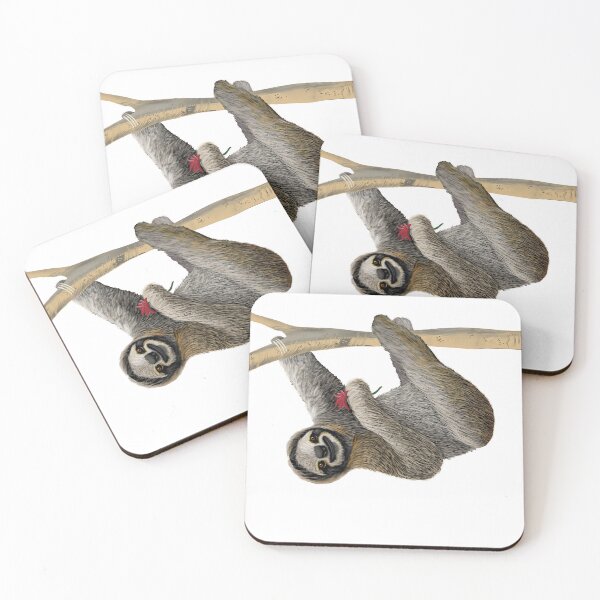 Item preview, Flower anyone? Cute sloth illustration designed and sold by Blessthings.