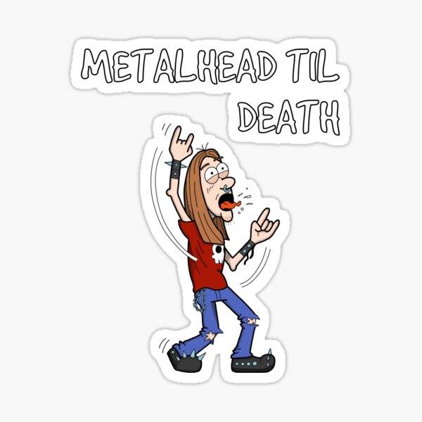 Item preview, Metalhead til Death designed and sold by manu-moon.