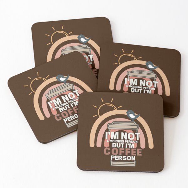 Item preview, I am Coffee Person coffee with rainbow inside designed and sold by onzpacesdesign.