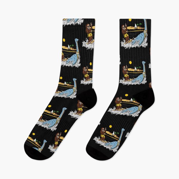 Item preview, Bigfoot Loch Ness Monster Water Ski designed and sold by underheaven.