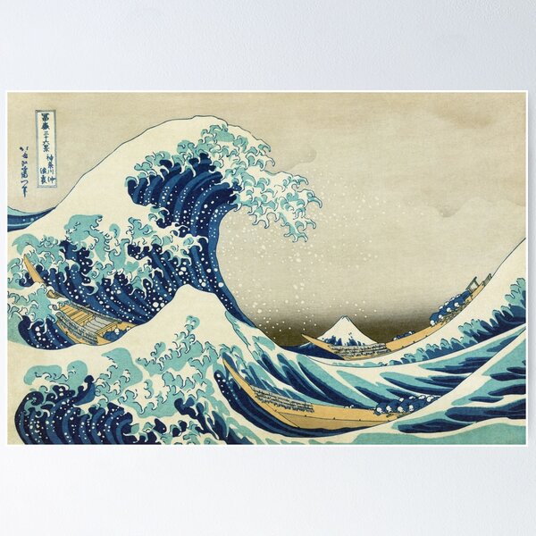Item preview, The Great Wave off Kanagawa - Hokusai 1829–1833 designed and sold by billythekidtees.
