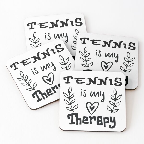 Item preview, El tenis es mi terapia, jugadores de tenis, deporte de tenis designed and sold by Aerial Addicts.