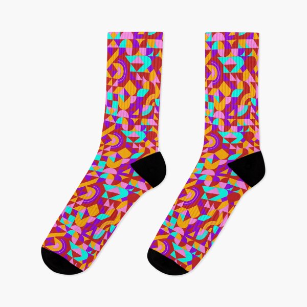 Item preview, geometric colorful patterns conceptual Art - Abstract Neo Geo graphic design designed and sold by Design Repo.