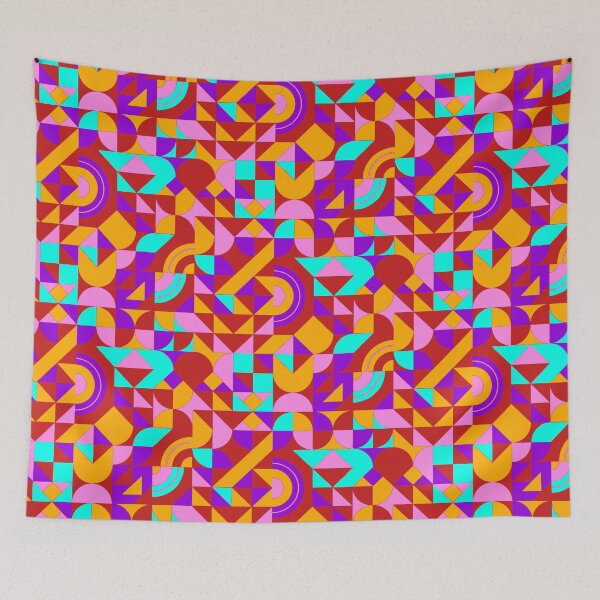 Item preview, geometric colorful patterns conceptual Art - Abstract Neo Geo graphic design designed and sold by Design Repo.