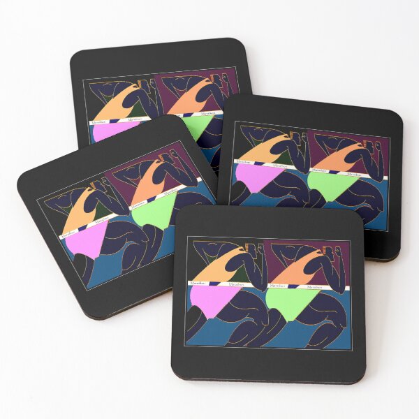 Item preview,  MARATHON MEN : Abstract Running Race Sports Print designed and sold by posterbobs.