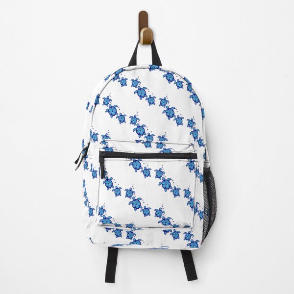 Item preview, Blue Honu Hibiscus Turtles designed and sold by BailoutIsland.