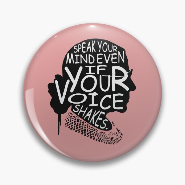 Item preview, Rbg Collar, Ruth Bader Gainsburg quote designed and sold by MyStyleStore4.