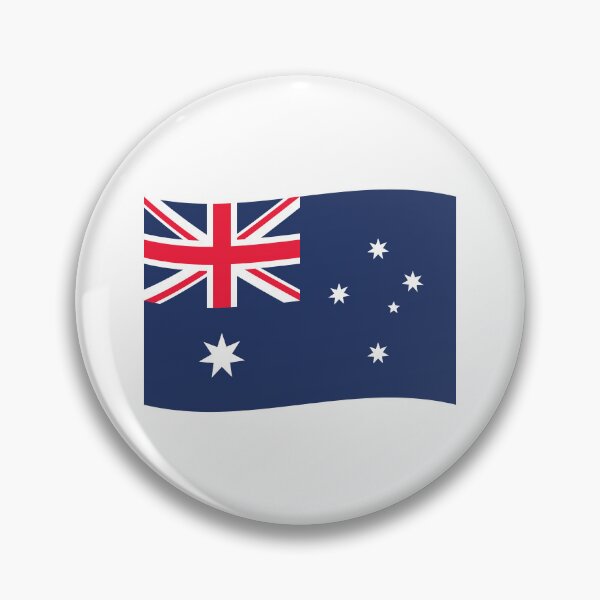 Item preview, Australia Wave Flag (On White) designed and sold by STUDIO-72.