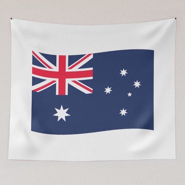 Item preview, Australia Wave Flag (On White) designed and sold by STUDIO-72.