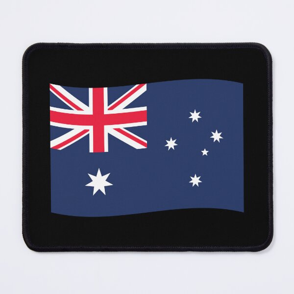 Item preview, Australia Wave Flag (On Black) designed and sold by STUDIO-72.