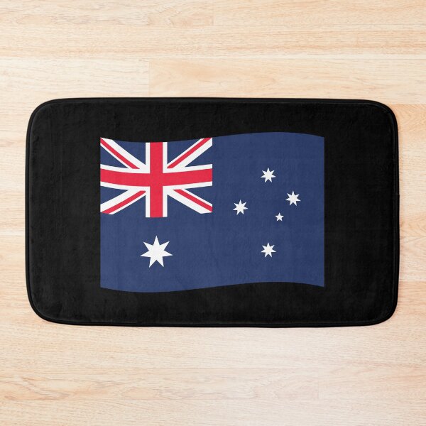 Item preview, Australia Wave Flag (On Black) designed and sold by STUDIO-72.