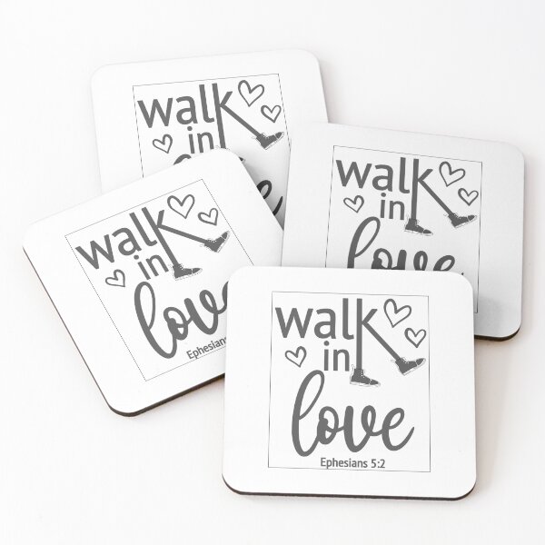 Item preview, Christian Design - Walk in Love - Ephesians 5 verse 2 designed and sold by simplydesignart.