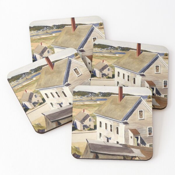 Item preview, Ryders house art of Edward hopper classic poster  designed and sold by Golido.