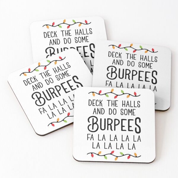 Item preview, Deck The Halls And Do Some Burpees v4  designed and sold by ClaudieDicki.