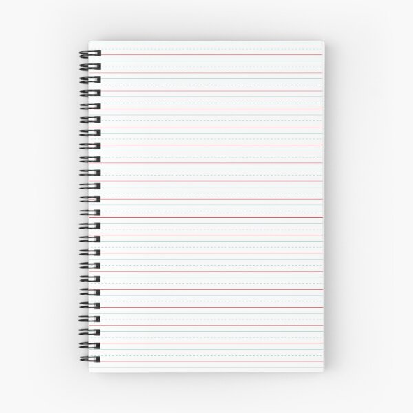 Item preview, Lined Writing Paper in Red and Blue designed and sold by kapotka.